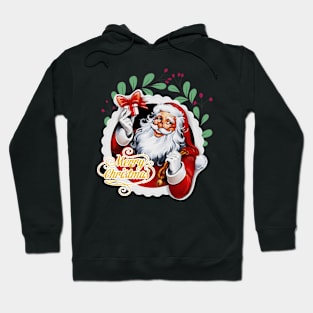 Merry Christmas Santa Present Holiday Hoodie